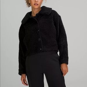 Lululemon Black Sherpa Jacket